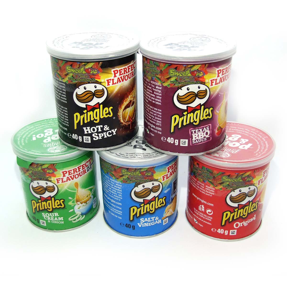 Pringles 40g Unmarked Packs.